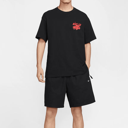Nike Official Genuine New Men's Loose Pattern Casual Print Short Sleeve HJ0821-010