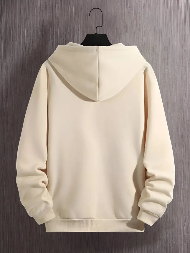 Rose element print element hoodie Cool casual pattern design pullover hooded sweatshirt with kangaroo pocket street fashion