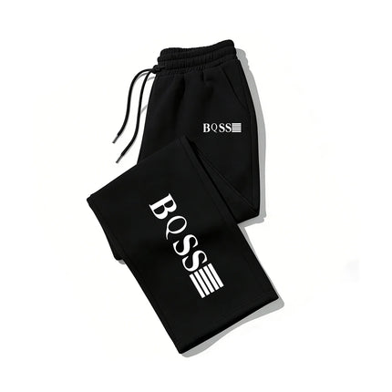 BQSS Printed Joggers Pants for Men and Women High Quality Breathable Sweatpants for Running Casual Loose Sweatpants