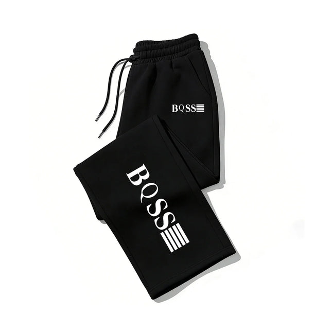 BQSS Printed Joggers Pants for Men and Women High Quality Breathable Sweatpants for Running Casual Loose Sweatpants