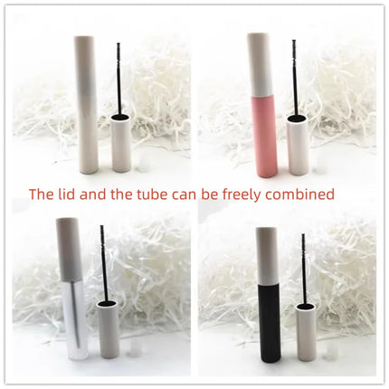 10/30/50/100pcs New Style Empty 10ml Mascara Tube With Very Fine Brush DIY Eyelash Growth Liquid Bottle Makeup Container