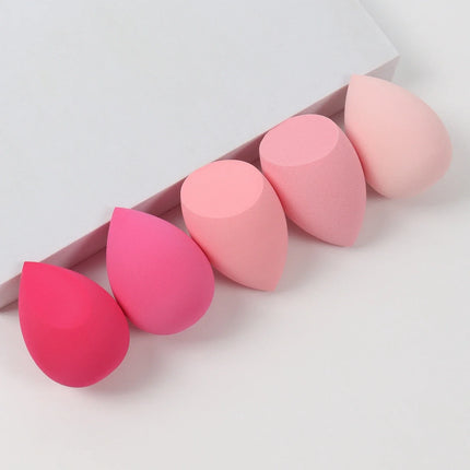 5-Pack Dual-Use Makeup Sponge Set - Velvet for Liquid/Cream/Powder | Vegan Eco-Friendly Travel Essentials