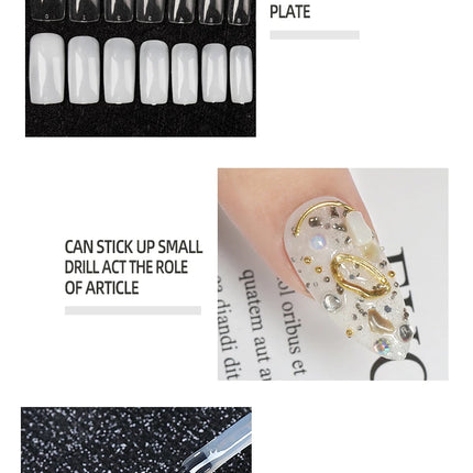 JTING 1pc 15ml Professional Wholesale Press on Nail Gel Glue Adhesive Nail Gel Polish Glue Tips Nails Soft Gel