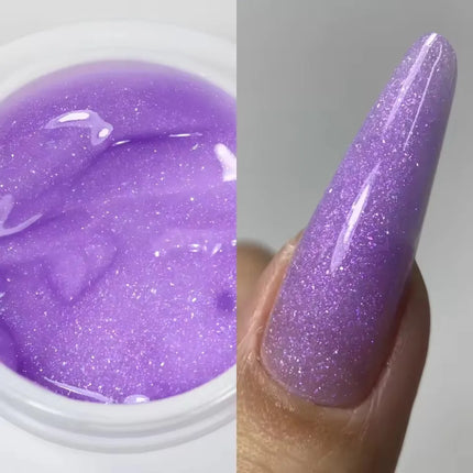 MSHARE 50g Shimmer Pink White Acrylic Gel TPO Free Glitter Shiny Extension Acryl Hard Gel Nails Sculpting Construction