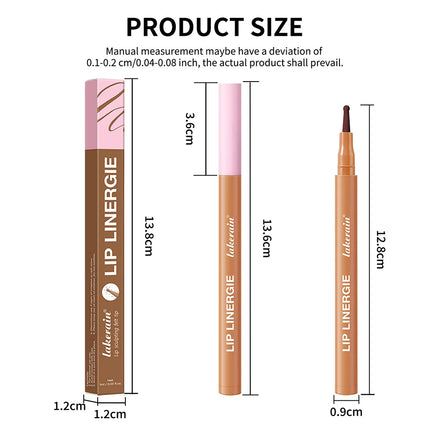 8 Colors Lip Lingerie Lip Liner Long Lasting Waterproof Stain Transfer Proof Smudge Resistant Color No Bleed Formula Cosmetics