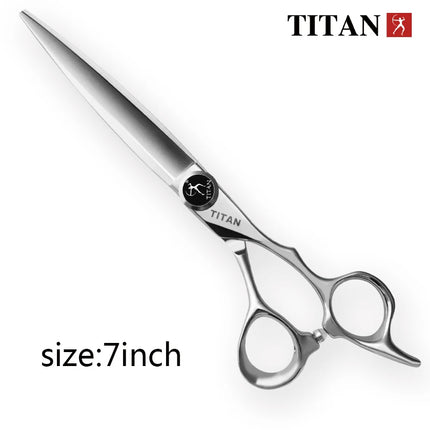 TITAN Professional Hairdresser Scissors Barber Scissors Hair Cutting Thinning Set of 5.5/6.0/6.5/7.0 Inch Japan 440C Steel