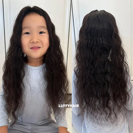 22inch 2CM PU Around 15x16CM Big Size European Virgin Human Hair Silk Base Topper For Women Loose Wave Breathable Hair Piece