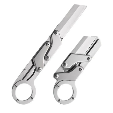 【Crafted with Ingenuity】Stainless Steel Multi-Functional Folding Peeler - EDC Tool & Portable Outdoor Fruit Knife