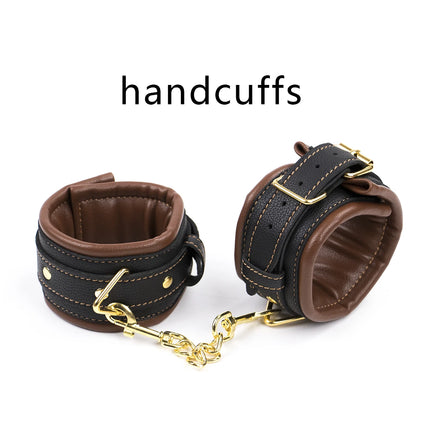 Puppy play Superior Quality Collars Wrist Cuffs Ankle Cuffs for Roleplay, Adult Couples Sex Game, Fetish Bondage Restraints