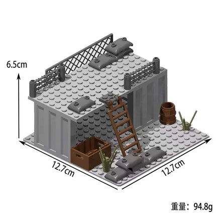 WW2 Military Observation Tower - Army Base Building Blocks