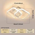 White-Square / LED 3 Color