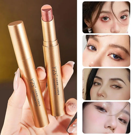 Glitter Eyeshadow Stick Three-Color Contouring Eyeshadow Makeup Eyeshadow Crayon Eyeshadow Pencil Eye Shimmer Stick For Women
