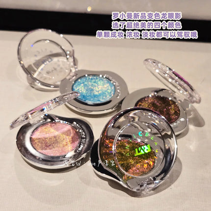 RMT Galaxy Chameleon Monochrome Eye Shadow Flash Long-Lasting Spotflash Highlight Eyeshadow Pearlescent Silky 1.7g