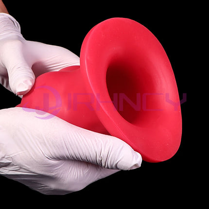 Soft silicone hollow anal plug 85-105mm huge Dog knot anal dildos sex toys for women men gay fisting Speculum Buttplug