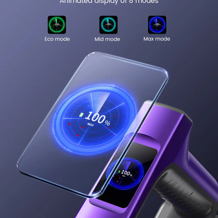 Honiture 450W 33000PA Cordless Vacuum Cleaner Handheld 55 mins Removable Battery Wireless Carpet Pet Hair Smart Home Appliance