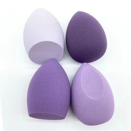 1/4pcs Beauty Egg Makeup Sponge Makeup Puff Set Foundation Sponge Puff Wet and Dry Makeup Tools