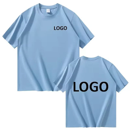 Customized Printed Men Women T-shirts Summer Loose Casual Clothing Fashion Short Sleeve  Creative design Tshirt Custom gifts