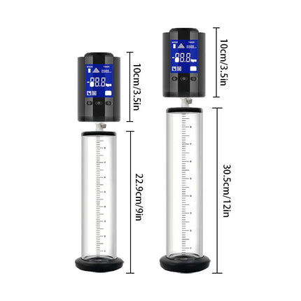 Intelligent Penis Pump Electric Airplane Cup Pene Endurance Exercise Device Acrylic Sex Negative Pressure Cylinder Adult Product