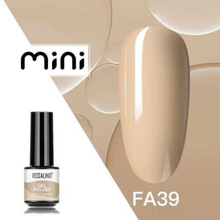 ROSALIND Shiny Gel Nail Polish Soak Off Gel Varnishes Nail Art Semi Permanent UV Glitter Nail Gel Polish Base Top Coat Enamel