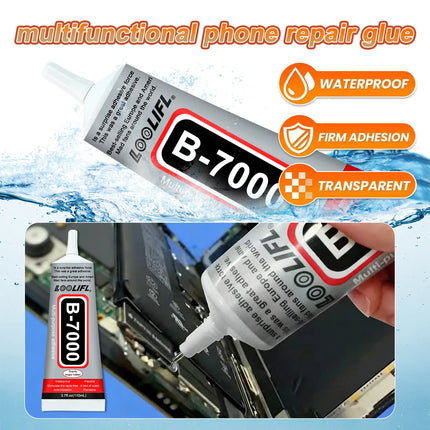1-10Pcs Loolifl B-7000 Super Glue Safety Materials Epoxy Resin Repair Cell Phone Touch Screen Jewelry Craft Liquid Adhesive 15ml