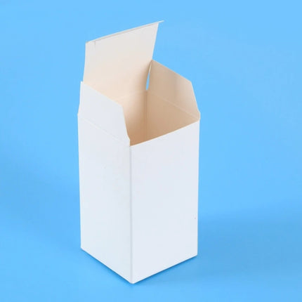 50pcs/lot 3x3 5x5 6x6 8x8 9x9 10x10cm Hight 4 ~ 13cm Card Paper Box Square Lipstick Perfume Essential Oil Bottle Storage Boxes