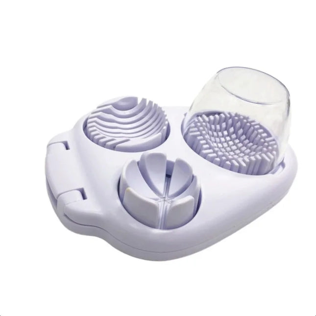 304 Stainless Steel Egg Slicer 3in1 Egg Cutter for Wedges Crushing Decorative Slicing Fruit Vegetable Slicers Kitchen Tools