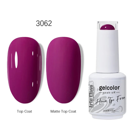 Arte Clavo HEMA TPO FREE Gel Nail Polish 15ML Long Lasting For Manicure Semi Permanent Nail Art UV LED Gel Varnish Nail Supplies
