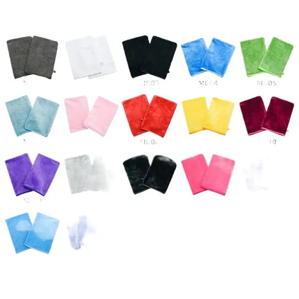 1Pc Colorful Makeup Remover Cleansing Gloves Reusable Soft Microfiber Face Care Towel Beauty Facial Cleansing Cloth Skin Care