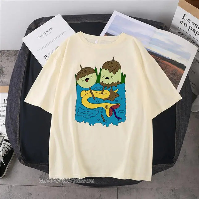Marceline And Princess Bubblegum Kawaii Shirt Funny Tshirt Gift Tshirt Streetwear Tshirt Plus Size Men/Women T Shirt 90s