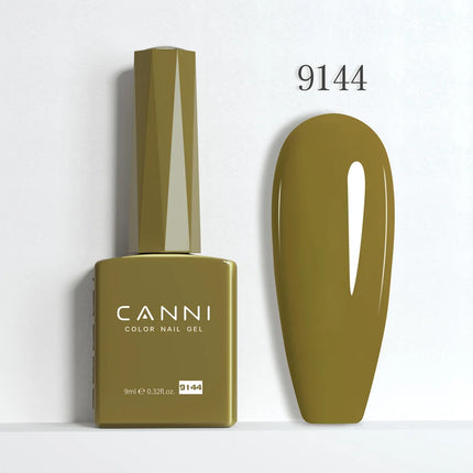 9ml CANNI Gel Nail Polish HEMA FREE TPO FREE Round Brush Gorgeous Color Soak Off UV LED Semi Permanent Gel Varnish Winter Nails