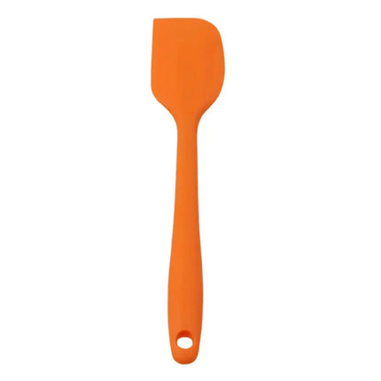 1PC Small Heat Resistant Integrate Handle Silicone Spooncolor Silicone Scraper Cake Cream Spatula Knife Kitchen Baking Tool