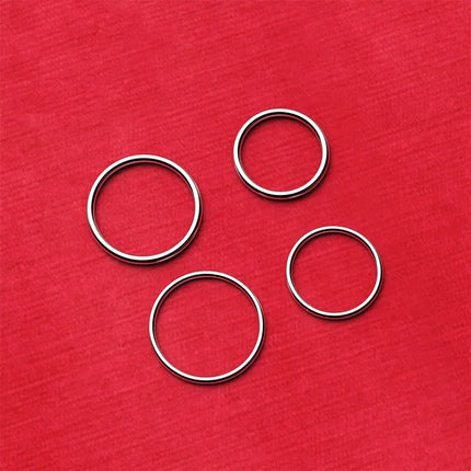 1/10pcs Wholesale Nose Ring Piercing G23  Titanium Clicker Ear Cartilage Earring Helix Septum Rings Body Jewelry Earrings Women