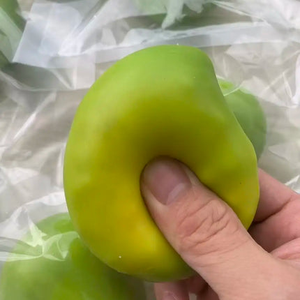 Handmade Crispy Mango Stress Ball Fidget Toy Crunchy Squeeze Ball Round Blocks Filled ASMR Anti Stress Toys for Adults