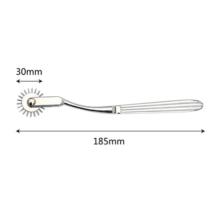 Stainless Steel Pinwheel Needles Wheel Roller Sex Toys For Women Vaginal Nipple Massager Clitoris Stimulator Couple Erotic Goods