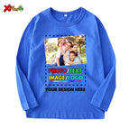 blue long sleeves / 120cm