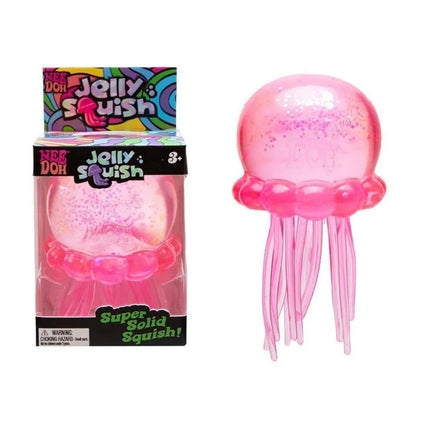 Needoh Nice Cube Sensory Stress Relieve Jellyfish Squishy Pinch Decompression Toy Slow Rebound Fidget Tool Anxiety ADHD Focus