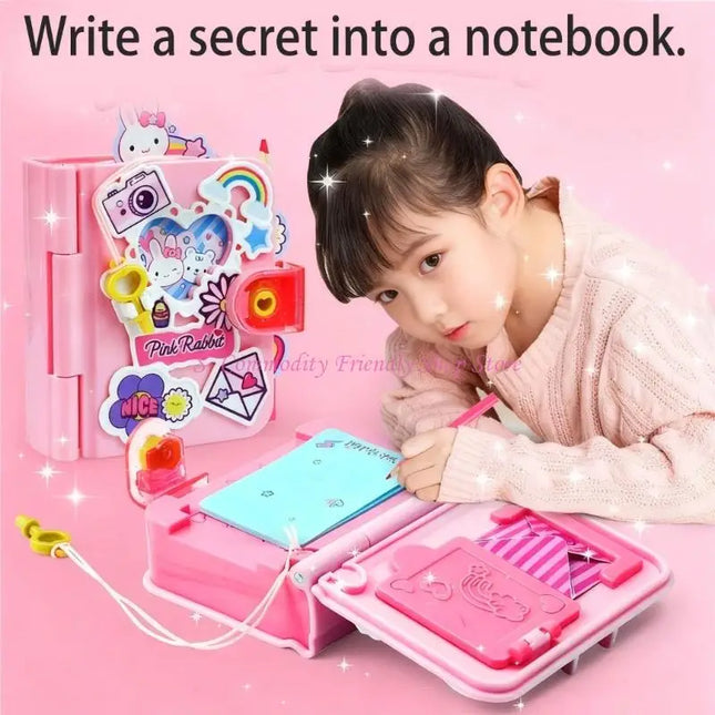 85AE Toddler Secret Diary Toy Notebook Craft Activity Notebook for Kids Expression