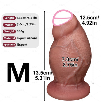 3Sizes Realistic Anal Dildo Thick Huge Penis Suction Cup Anal Sex Toys For Woman Vagina Adult Masturbator Cock Big Dick buttplug