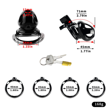 LICKER Strapon Resin Chastity Cage With Aluminum Alloy Penile Ring Silicone Catheter Dick Pleasure Cock Restrict For Asceticism
