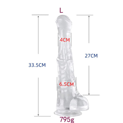 Horse Animal Simulation Dildos With Strong Suction Cup Soft Anal Plugs Fake Monster Penis Huge Manual Vibrator Sex Toys For Gays