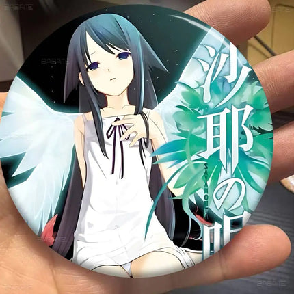 Classic Horror Game Saya No Uta Anime Brooches Cute Cartoon Badge Jacket Jeans Lapel Pin Gift Accessorie
