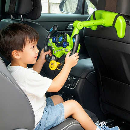 Simulation Driving Steering Wheel Multifunctional Sound Light Car Co-pilot Simulator Children's Educational Toys