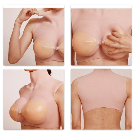 Eyung Crossdressing Shemale Boobs Fake Silicone Breast Huge Boob B-S Cup Drag Queen Crossdress Shemale Cosplay Artificial Breast