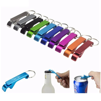 10-150 Pcs  Bottle Opener Key Ring Chain Portable Metal Mini Beer Can Opener Keychain Metal Beer Kitchen Bar Tools Accessories