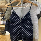 New dot-navy / One Size
