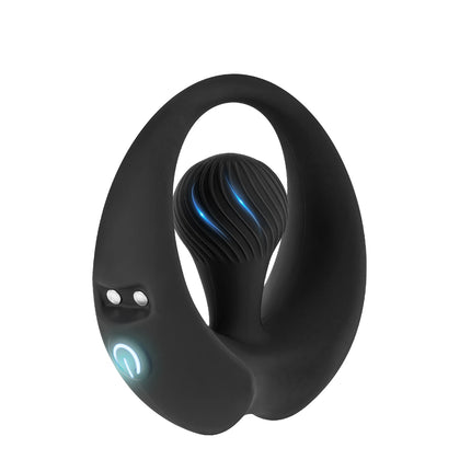 App Mini Vibrator for Male 9 Vibration Cock Ring Prostate Clit G-Spot Stimulator Ejaculation Delay Masturbator Sex Toys for Men