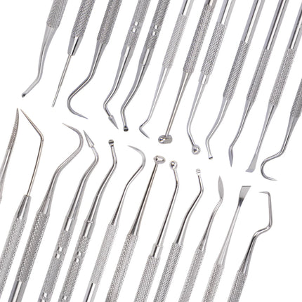 1pcs Tartar Scraper Scaler Plaque Remover Dental Mirror Teeth Pick Spatula Dentist Hygiene Oral Care Kit Tooth Cleaning Tool