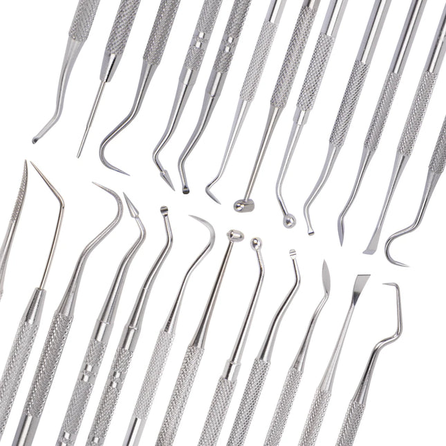 1pcs Tartar Scraper Scaler Plaque Remover Dental Mirror Teeth Pick Spatula Dentist Hygiene Oral Care Kit Tooth Cleaning Tool