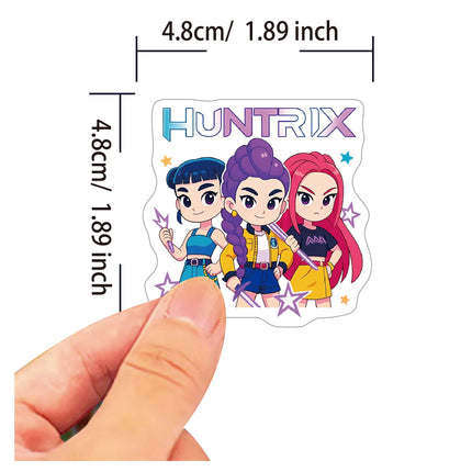 100PCS Kpop Girl Group Stickers Set Waterproof Glossy Cartoon Decals for Phone Case Luggage Laptop Skateboard - DIY Decor