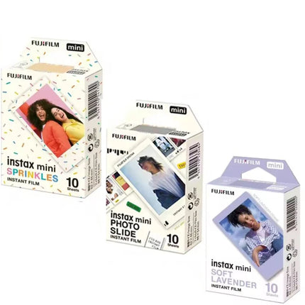 Fujifilm Instax Mini Film White 10 20 40 60 80 100 Sheets For FUJI Instant Photo Camera Mini 12/11 Mini 9 8 7 70 90 Film Camera